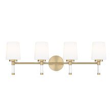 Z-Lite 4 Light Vanity, Modern Gold