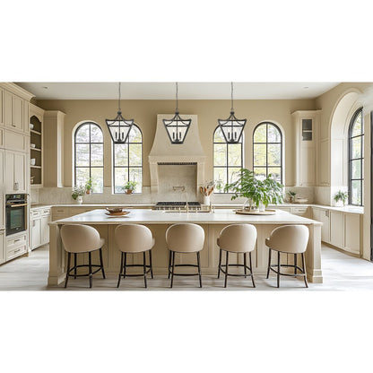 Z-Lite 3 Light Chandelier, Iron Ore