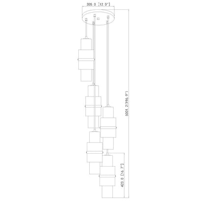 Z-Lite 5 Light Chandelier