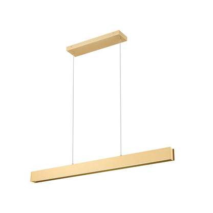 Z-Lite 1 Light Linear Chandelier, Gold