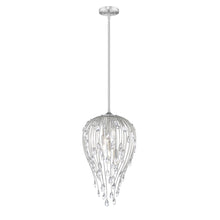 Z-Lite 5 Light Pendant, Brushed Nickel