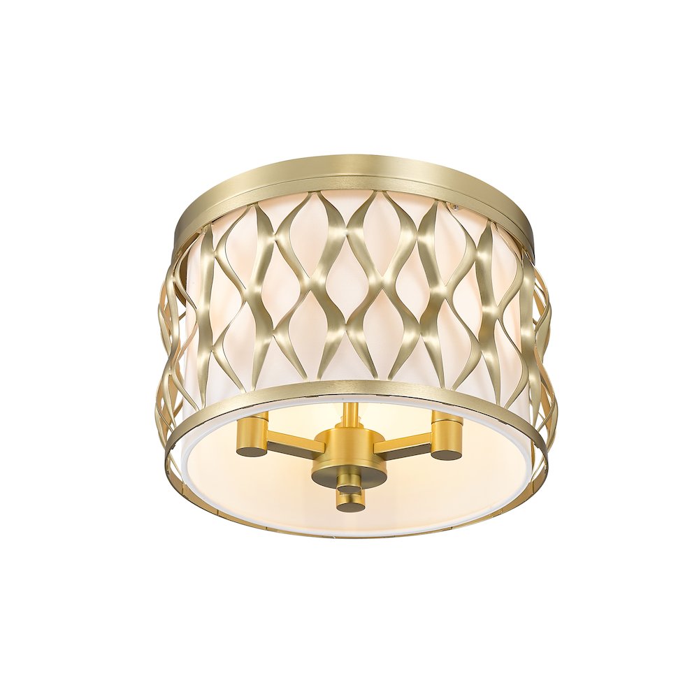 Z-Lite 3 Light Flush mount