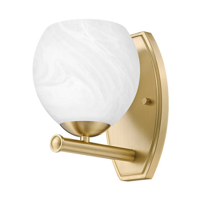 Z-Lite 1 Light Wall Sconce, Modern Gold