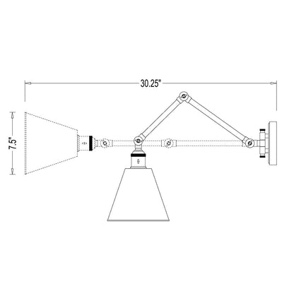 Z-Lite 1 Light Wall Sconce