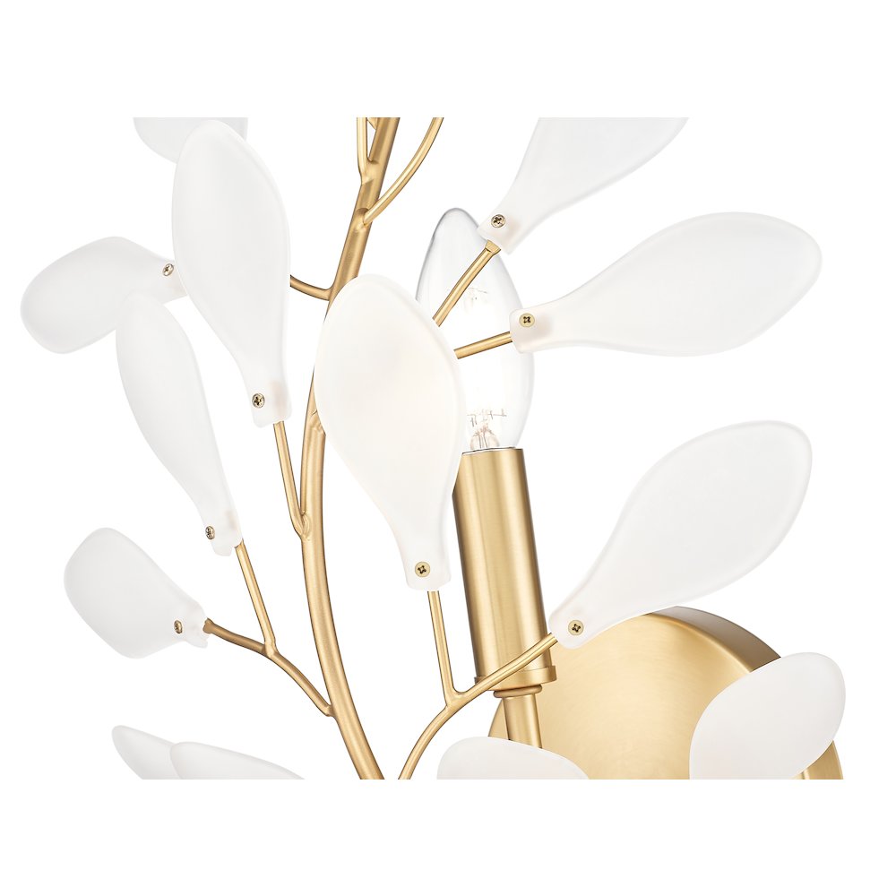 Z-Lite 1 Light Wall Sconce, Modern Gold