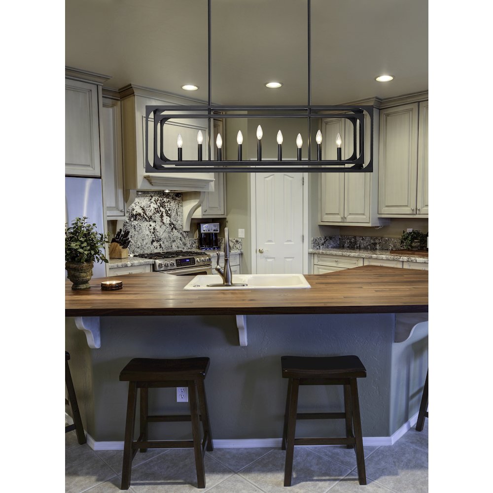 Z-Lite 9 Light Linear Chandelier