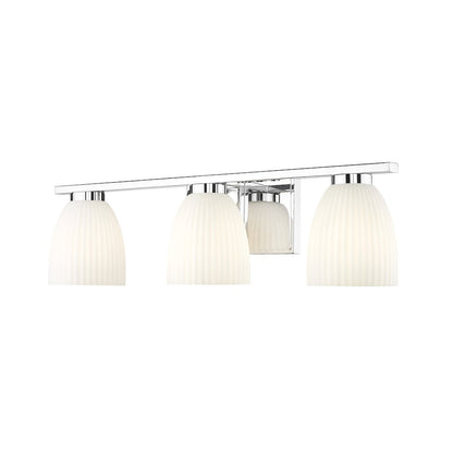 Z-Lite Naya 3 Light Vanity in Chrome color, Steel frame