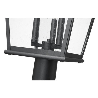 Z-Lite 3 Light Outdoor Post Mounted Fixture, Sand Black