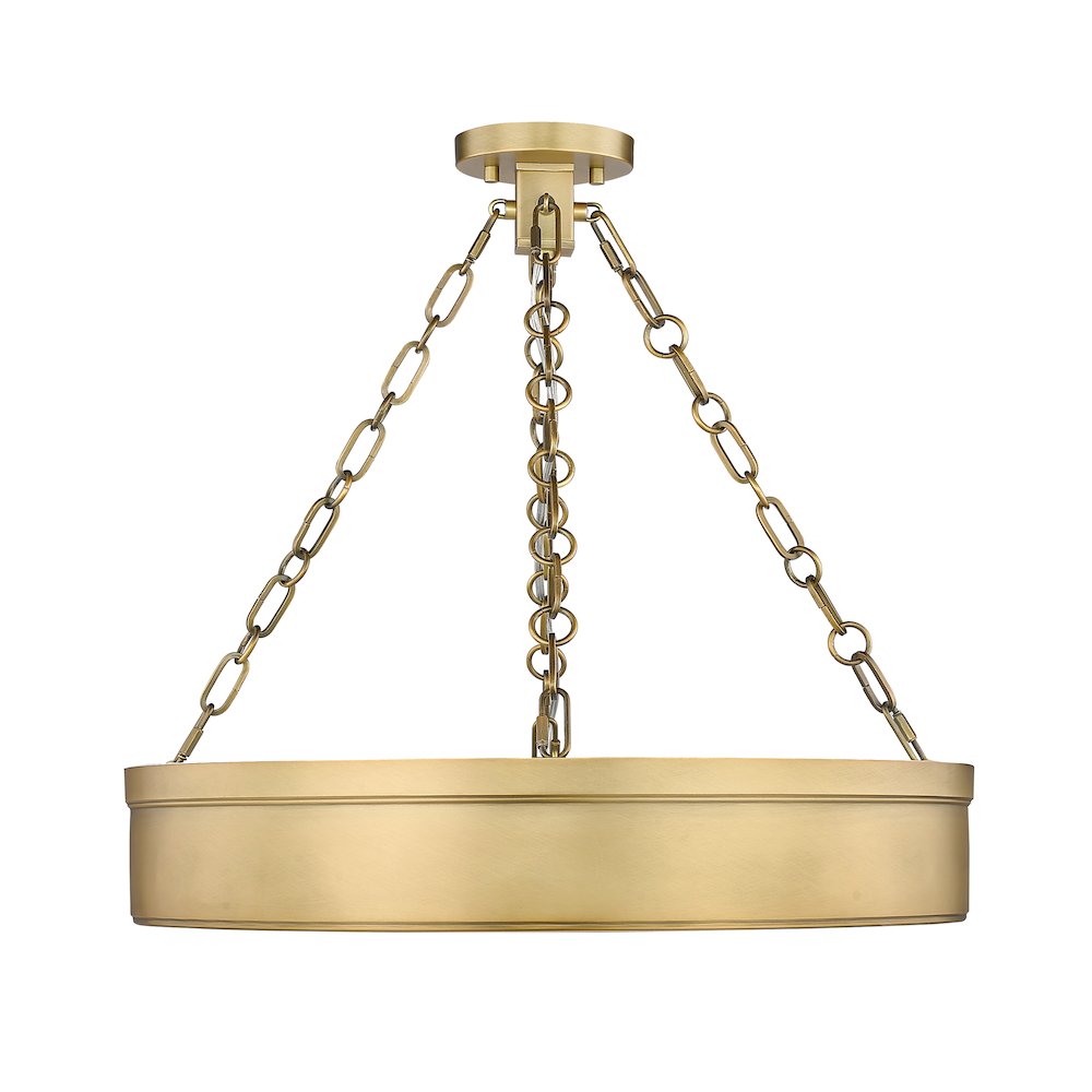 Z-Lite 3 Light Semi Flush Mount