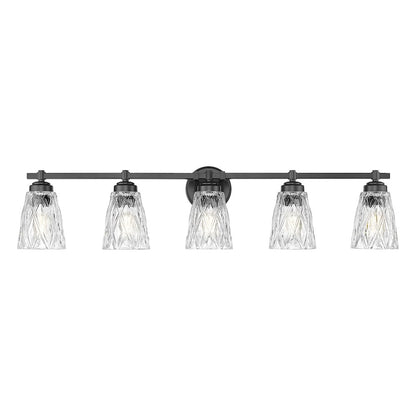 Z-Lite 5 Light Vanity, Matte Black