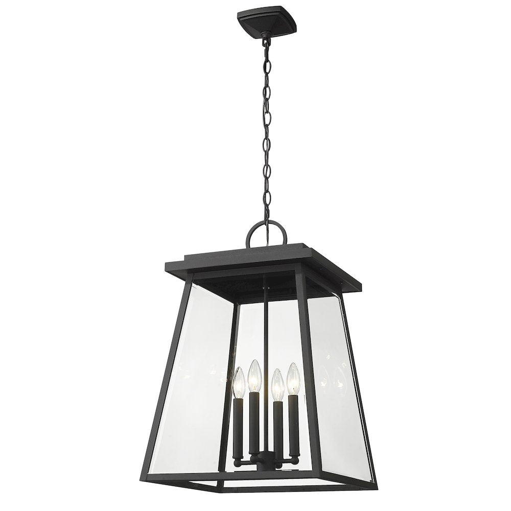 Z-Lite 4 Light Outdoor Chain Mount Ceiling Fixture