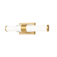 Z-Lite Egon 1 Light Vanity in Modern Gold color, Steel frame