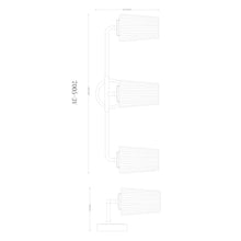 Z-Lite Montford 3 Light Vanity in Modern Gold color, Steel frame