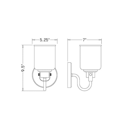 Z-Lite 1 Light Wall Sconce