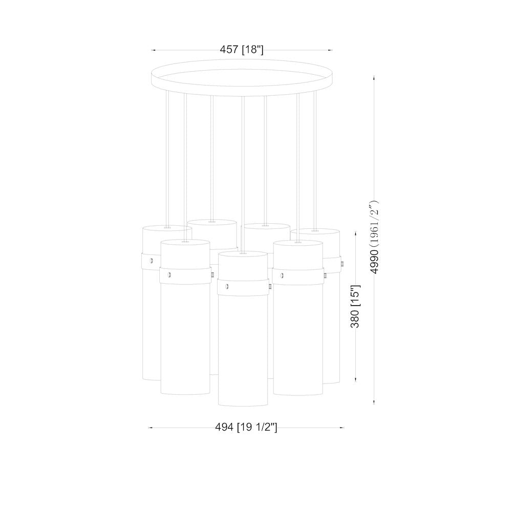 Z-Lite 7 Light Chandelier