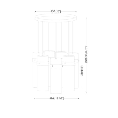 Z-Lite 7 Light Chandelier