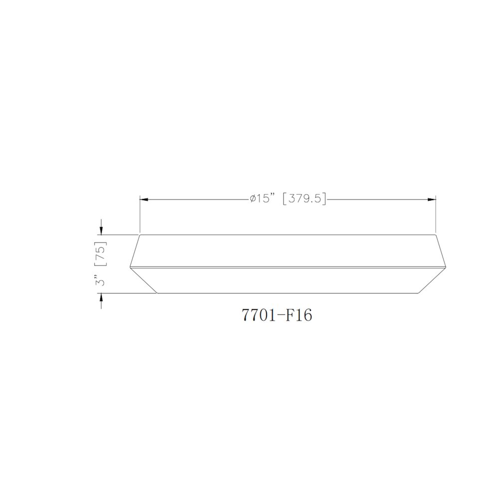 Z-Lite 1 Light Flush Mount, Matte Black