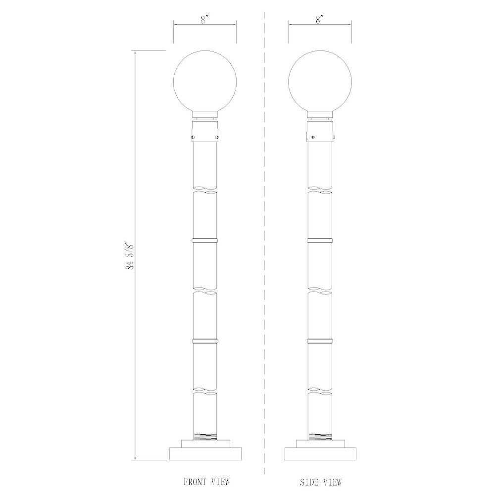 Z-Lite 1 Light Outdoor Post Mounted Fixture
