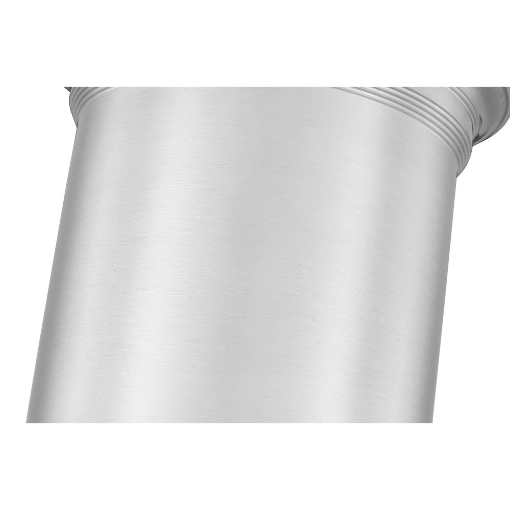 Z-Lite 1 Light Flush Mount, Brushed Nickel