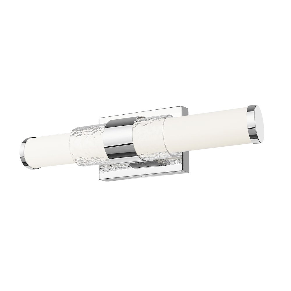 Z-Lite Egon 1 Light Vanity in Chrome color, Steel frame