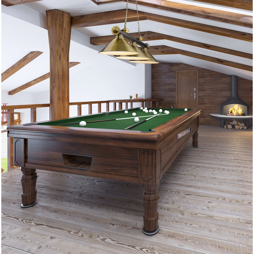 Z-Lite Cordon 3 Light Billiard, Steel Frame, Rubbed Brass Shade Color