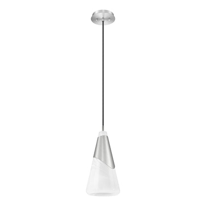 Z-Lite Aimie 1 Light Pendant, Brushed Nickel