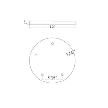Z-Lite 5 Light Ceiling Plate