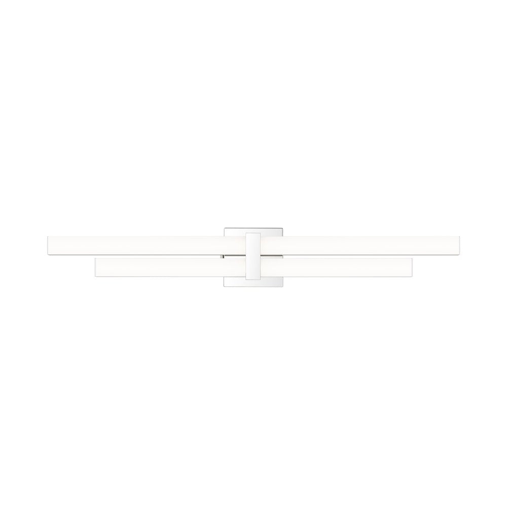 Z-Lite Zane 2 Light Vanity in Chrome  Frame Finish