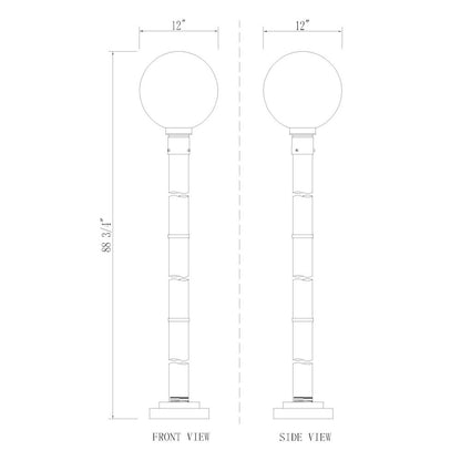 Z-Lite 1 Light Outdoor Post Mounted Fixture