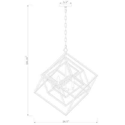 Z-Lite 4 Light Chandelier