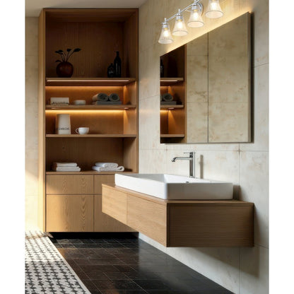 Z-Lite Belle 4 Light Vanity in Chrome color, Steel frame