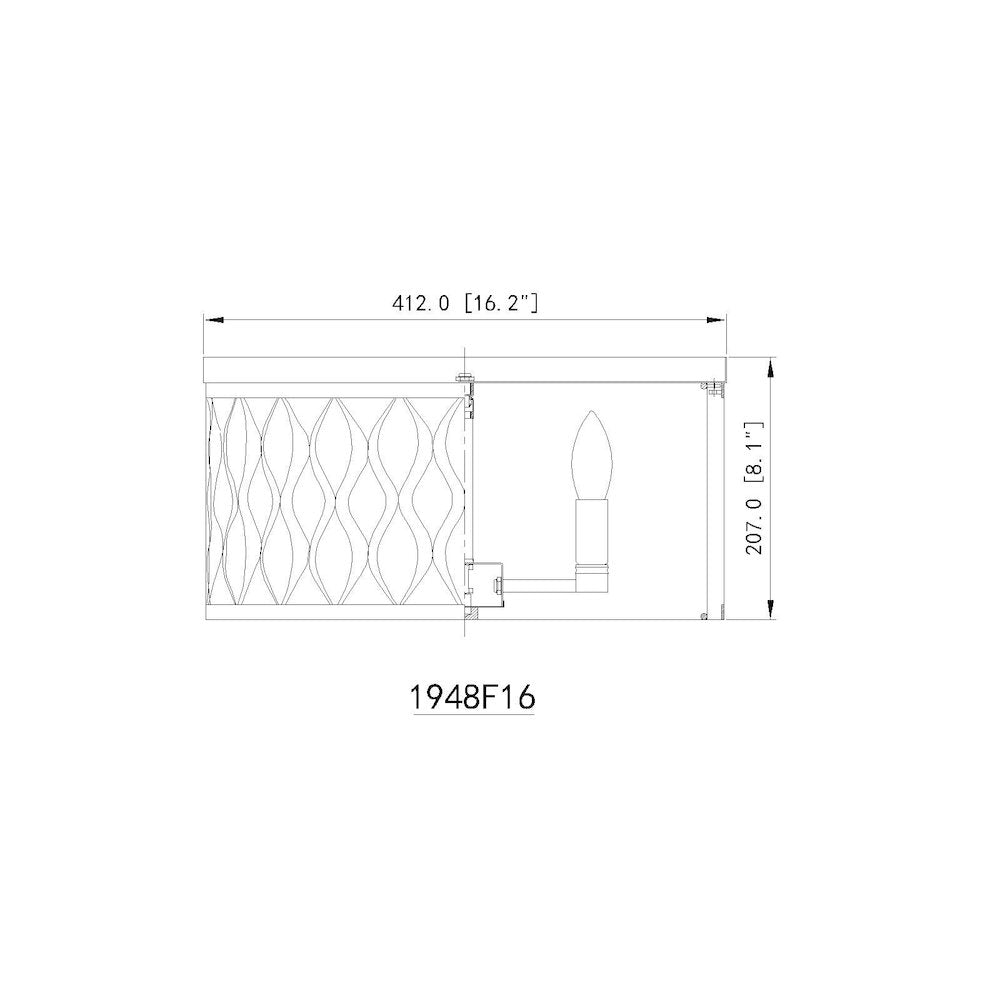 Z-Lite 4 Light Flush mount