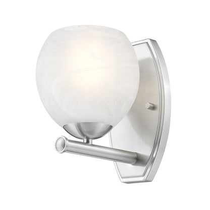Z-Lite 1 Light Wall Sconce, Brushed Nickel