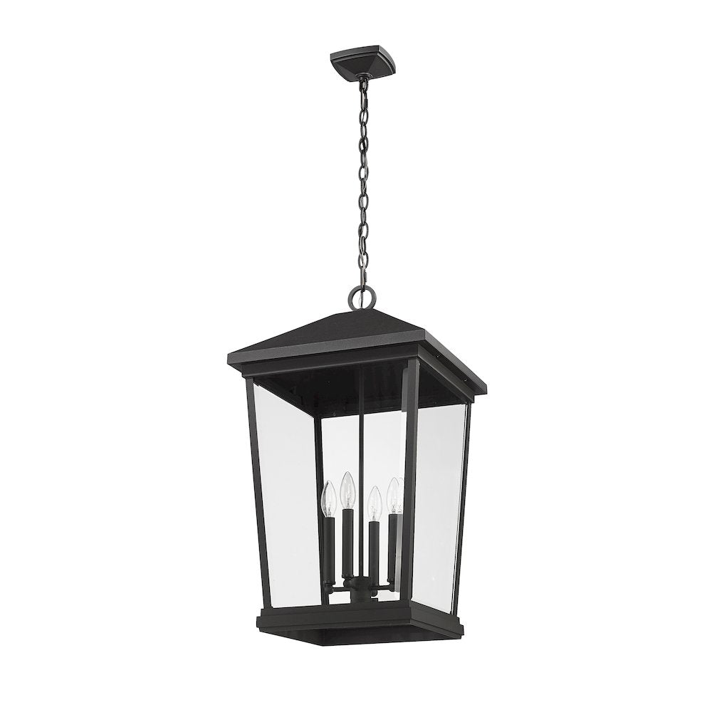 Z-Lite 4 Light Outdoor Chain Mount Ceiling Fixture