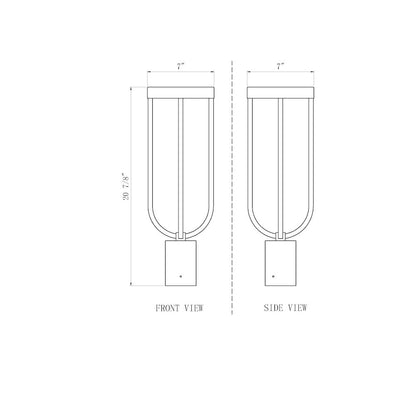 Z-Lite 1 Light Outdoor Post Mount Fixture