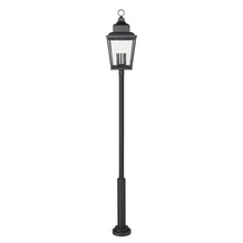 Z-Lite 5 Light Outdoor Post Mount Fixture, Sand Black