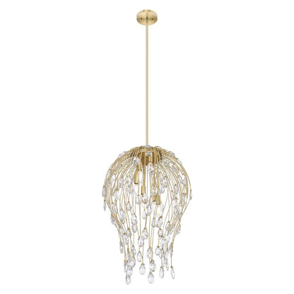 Z-Lite 6 Light Pendant, Modern Gold