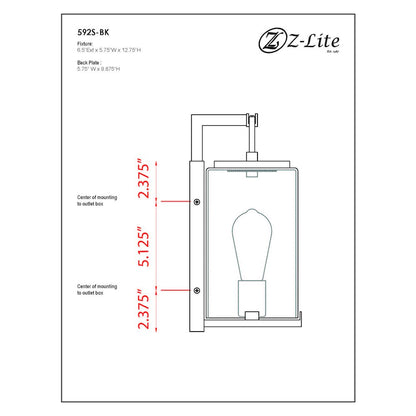 Z-Lite 1 Light Outdoor Wall Light
