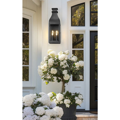 Toulouse 4 Light Sand Black Outdoor Wall Light