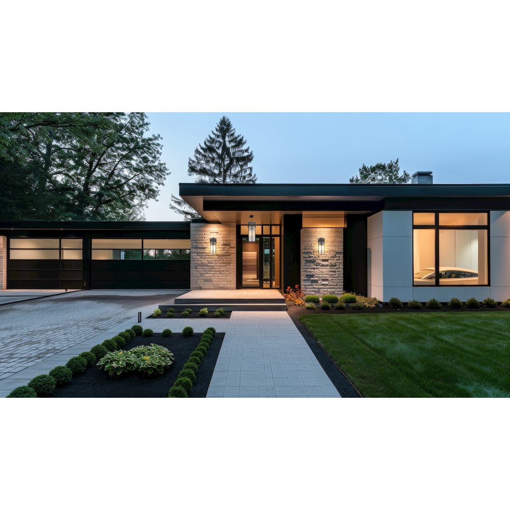Fortis 2 Light Sand Black Outdoor Wall Light