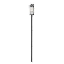 Fortis 2 Light Sand Black Outdoor Post Mounted Fixture