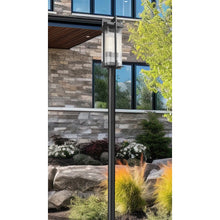 Fortis 2 Light Sand Black Outdoor Post Mounted Fixture