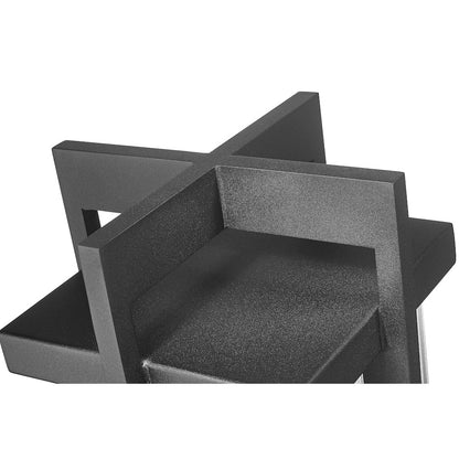 Fortis 2 Light Sand Black Outdoor Pier Mounted Fixture