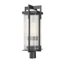 Fortis 2 Light Sand Black Outdoor Post Mount Fixture