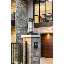 Fortis 2 Light Sand Black Outdoor Pier Mounted Fixture