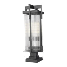 Fortis 2 Light Sand Black Outdoor Pier Mounted Fixture