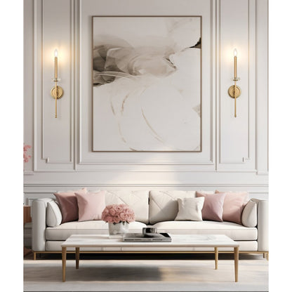 Z-Lite 1 Light Wall Sconce, Mordern Gold