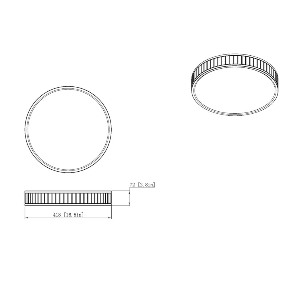 Z-Lite 1 Light Flush Mount