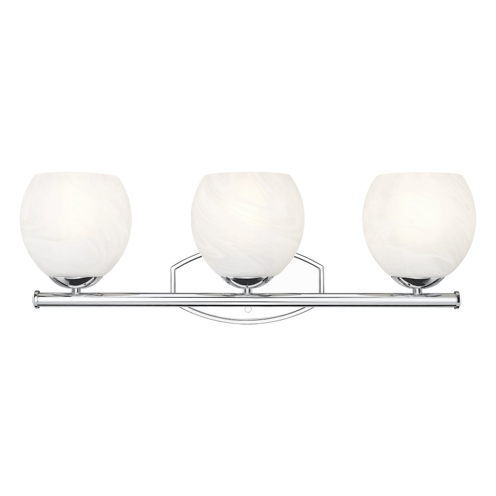 Z-Lite 3 Light Vanity, Chrome