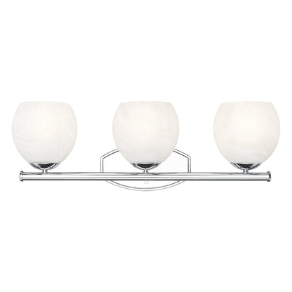 Z-Lite 3 Light Vanity, Chrome